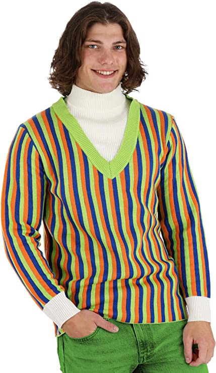 Vertical striped shirt