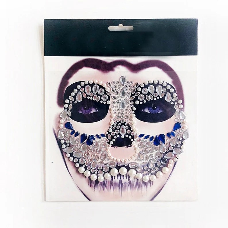 Halloween Face Gems / Festival Face Crystal Stickers with Rhinestones